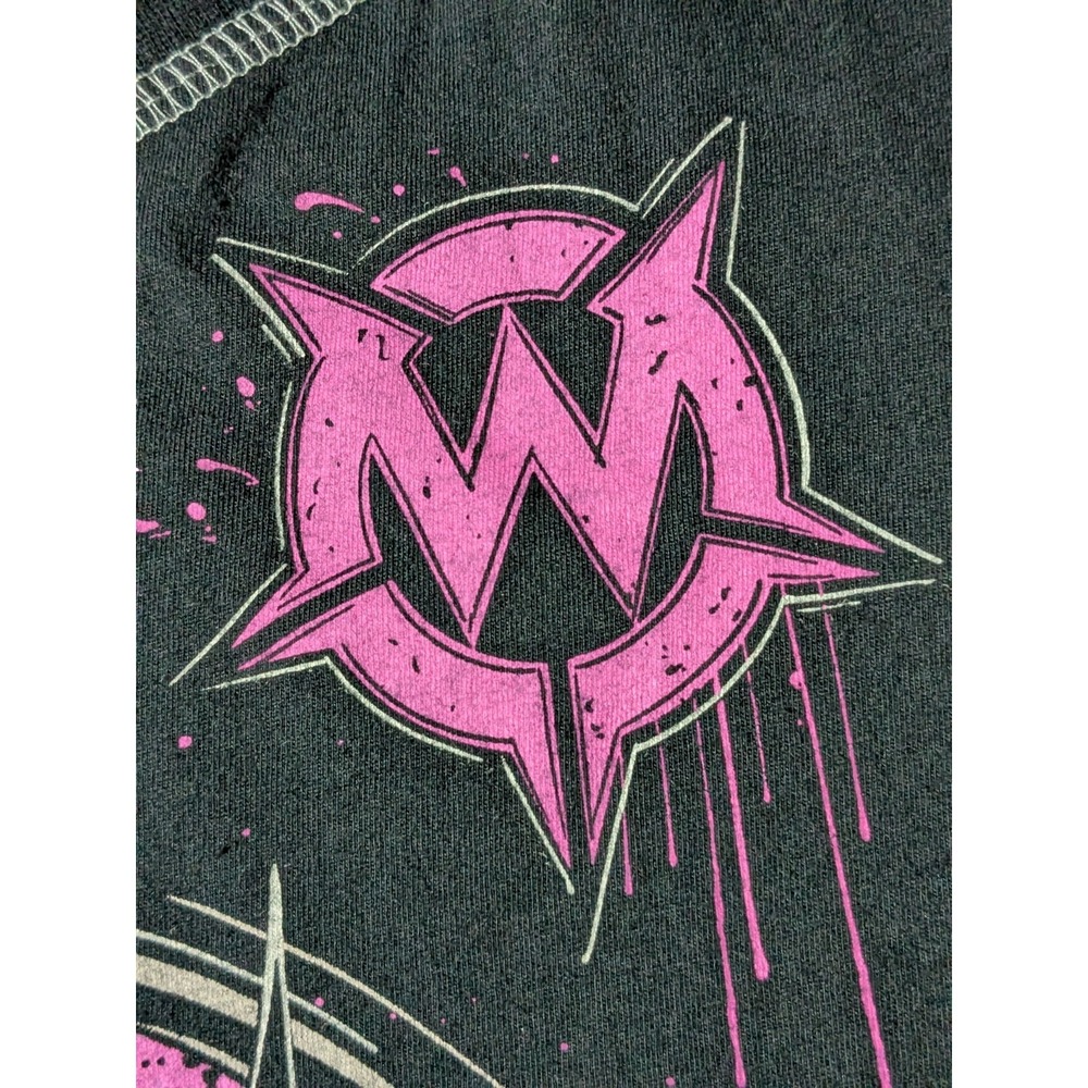 WORNSTAR SIRENS VAMPIRE QUEEN Black Double-Sided Applique T-Shirt‎ - Women 2XL - Picture 6 of 16